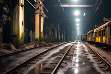 Secret In The Dark: Handwritten Editing Of Old Shafts And Trolley Tracks Exploring Abandoned Coal Mines And The Mysteries Of Mines Generative Ai