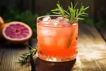 Sipping Sunshine: Refreshing Grapefruit Infusion with a Twist of Thyme and Rosemary