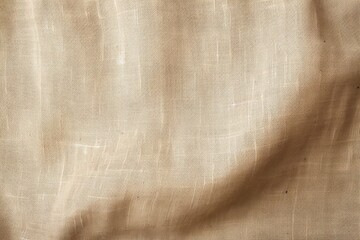 Canvas Print - Natural linen texture as backdrop