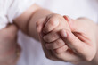 © natrocfort - Newborn baby little hands details sweet person
