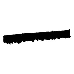 Poster - Black dry paint stains brush stroke. Dirty artistic vector design elements, boxes, frames for text, labels, logo. Hipster stickers, paintbrush grunge. line brush grunge underline shapes
