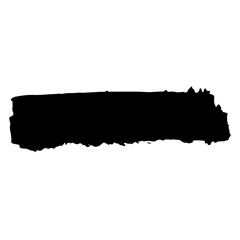 Poster - Black paint, ink brush strokes, brushes, lines. Dirty artistic design elements. line brush grunge underline shapes