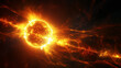 Dark Solar Flare Monitoring Astronomers tracking sol illustration