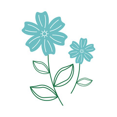 Poster - Easter Flower with Leaves