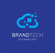 © Ayana - Cloud Tech Logo Digital pixel Creative Cloud vector