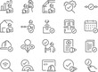 Inspection icon set. It included inspector, QA, QC, quality control, and more icons. Editable Vector Stroke.