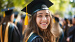 © Farnaces - Portrait of a happy and smiling young woman on her graduation day