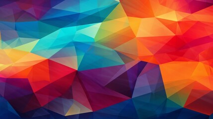 Wall Mural - vibrant abstract geometric shapes creating textured background