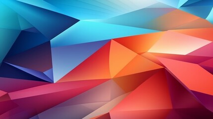 Wall Mural - vibrant abstract geometric shapes creating textured background