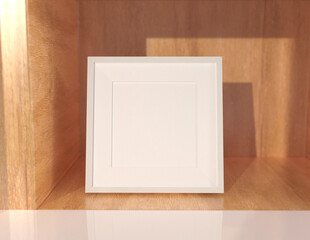 Poster - A simple and convenient frame mock up file. Picture frame mock up template.