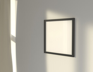 Poster - A simple and convenient frame mock up file. Picture frame mock up template.