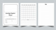 Editable Genealogy Organizer Journal Planner Kdp Interior printable template Design.