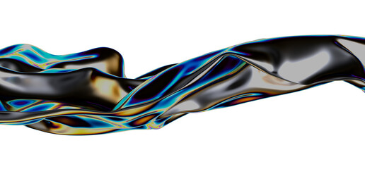 Poster - Colorful Illusion: Delve into a Chromatic 3D Wonderland