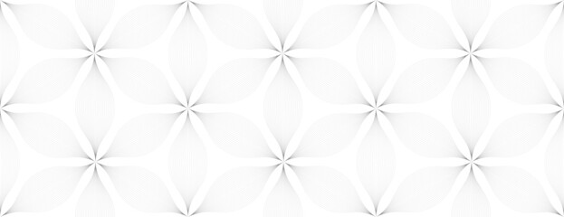 Abstract vector background, line art, geometric vegetal background, seamless pattern