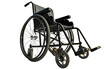 Wheelchair Isolation on a transparent background