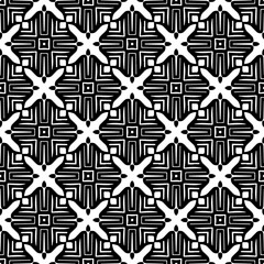 White background with black pattern. Seamless texture for fashion, textile design,  on wall paper, wrapping paper, fabrics and home decor. Simple repeat pattern.