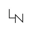 Minimal Letters LN Logo Design