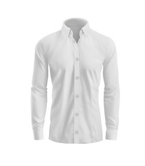 Dress Shirt Front View on white background