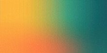 Green Orange Yellow Gradient Abstract Grainy Background Wallpaper Texture With Noise Web Banner Design Header