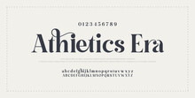 Modern And Classic Sans Serif Font With A Unique Style And Fancy Look. This Typeface Is Perfect For An Elegant & Luxury Logo, Book Or Movie Title Design, Fashion Brand, Magazine, Clothes.