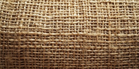Poster - A detailed close-up view of a piece of burlock fabric. This versatile textile can be used for various purposes
