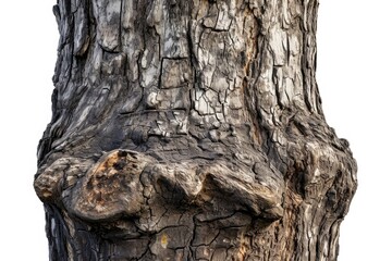 Aufkleber - A bird sits gracefully on top of a tree trunk. Perfect for nature enthusiasts and birdwatchers