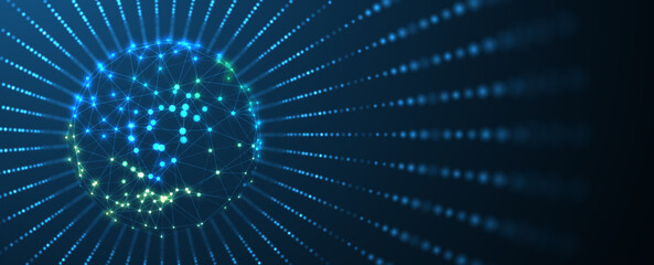 Abstract vector background. Futuristic technology style. Elegant background for business tech presentations.
