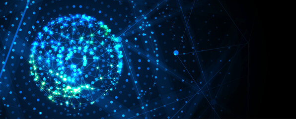 Abstract vector background. Futuristic technology style. Elegant background for business tech presentations.