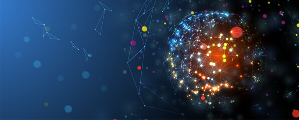 Abstract vector background. Futuristic technology style. Elegant background for business tech presentations.