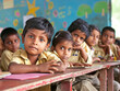 Unidentified children at their classroom in Kolkata. Kolkata is the capital and largest city of West Bengal.