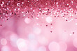 Valentine's day pink hearts background