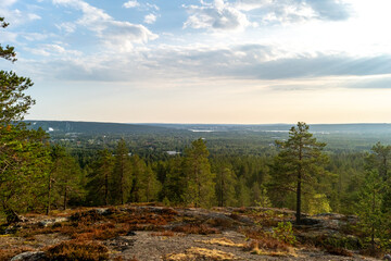 Rorest in Rovaniemi Lapland 
Finland Sunset
