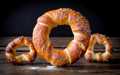 Capture the essence of Pretzel in a mouthwatering food photography shot