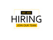 © talirie.design - We are hiring banner, poster. We are hiring join our team.