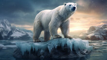 Cute Polar Bear Paws Up Over Wall, Polar Bear Face Cartoon