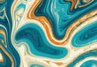 Abstract ocean- ART. Natural Luxury. Style incorporates the swirls of marble or the ripples of agate. Very beautiful blue paint with the addition of gold powder
