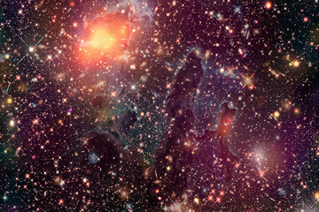 Wall Mural - amazing galaxy view and stars. the elements of this image furnished by nasa.