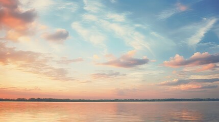 Wall Mural - clouds spring sky background illustration sun clear, bright sunny, air blossom clouds spring sky bac