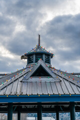 Canvas Print - Coulon Park Pier Gazebo Detail