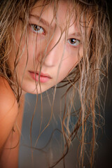 Beautiful Blond Young Model extremely pretty face