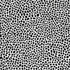 Wall Mural - Dotted leopard pattern seamless vector illustration