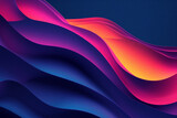 Fototapeta  - red purple orange curves and glimmer gradient abstract grainy background wallpaper texture with noise web banner design header