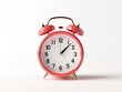 © Olha Yavorska - retro alarm clock bell on white background