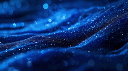 A blue nature background with sparkle. 