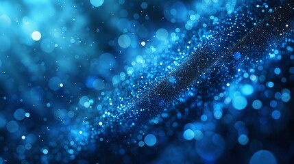 A blue nature background with sparkle. 