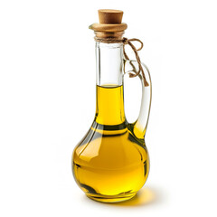 Canvas Print - Bottle of olive oil isolated on a white background