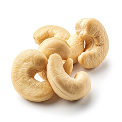 Wall Mural - Cashew isolated on a white background