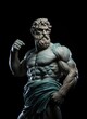 © HC FOTOSTUDIO - Marble sculpture of Zeus or Jupiter exhibiting the power of his muscles.