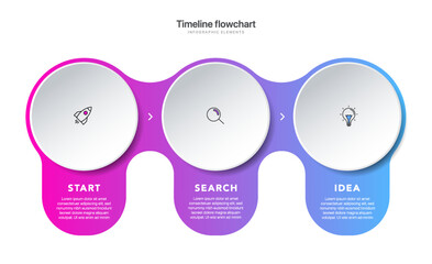 Wall Mural - Timeline infographic design with 6 options or steps. Infographics for business concept. Can be used for presentations workflow layout, banner, process, diagram, flow chart, info graph, annual report.