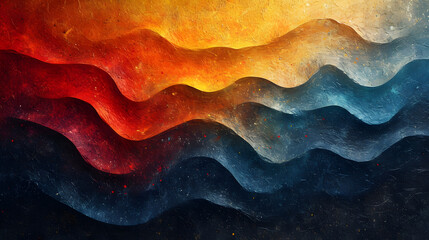 abstract background yellow color flow wave dark noise texture cover header wallpaper design